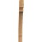 Ekena Millwork 3 1/2"W x 30"D x 38"H Merced Smooth Knee Brace, Western Red Cedar BRC04X30X38MRC00SWR - alternate 3